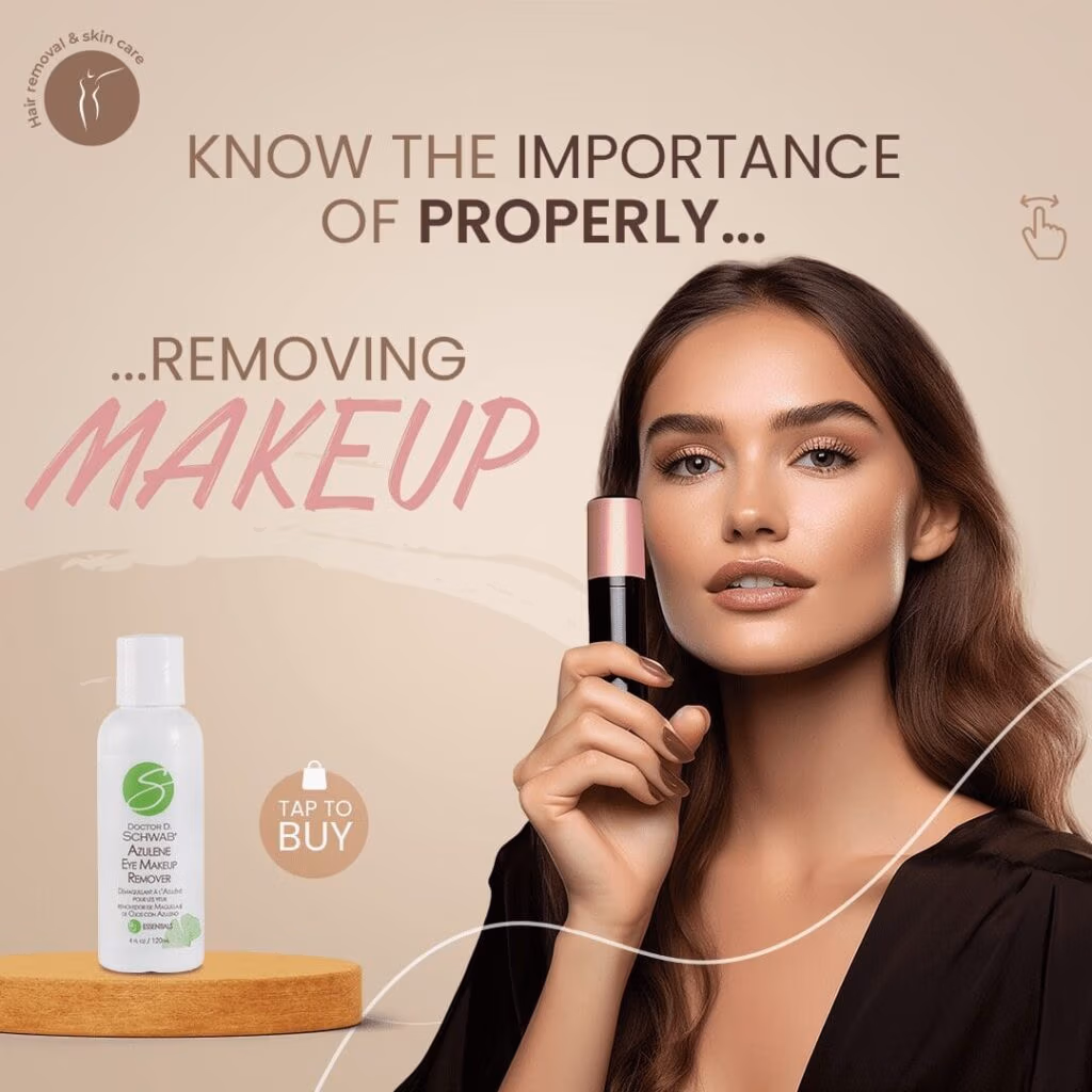 removing makeup