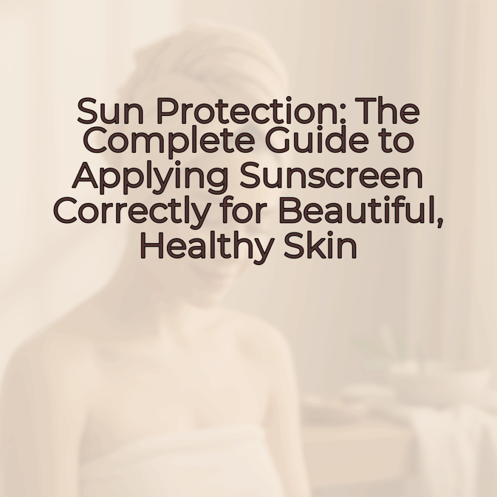 Soft beige, cream, and brown palette with hints of a warm spa glow.