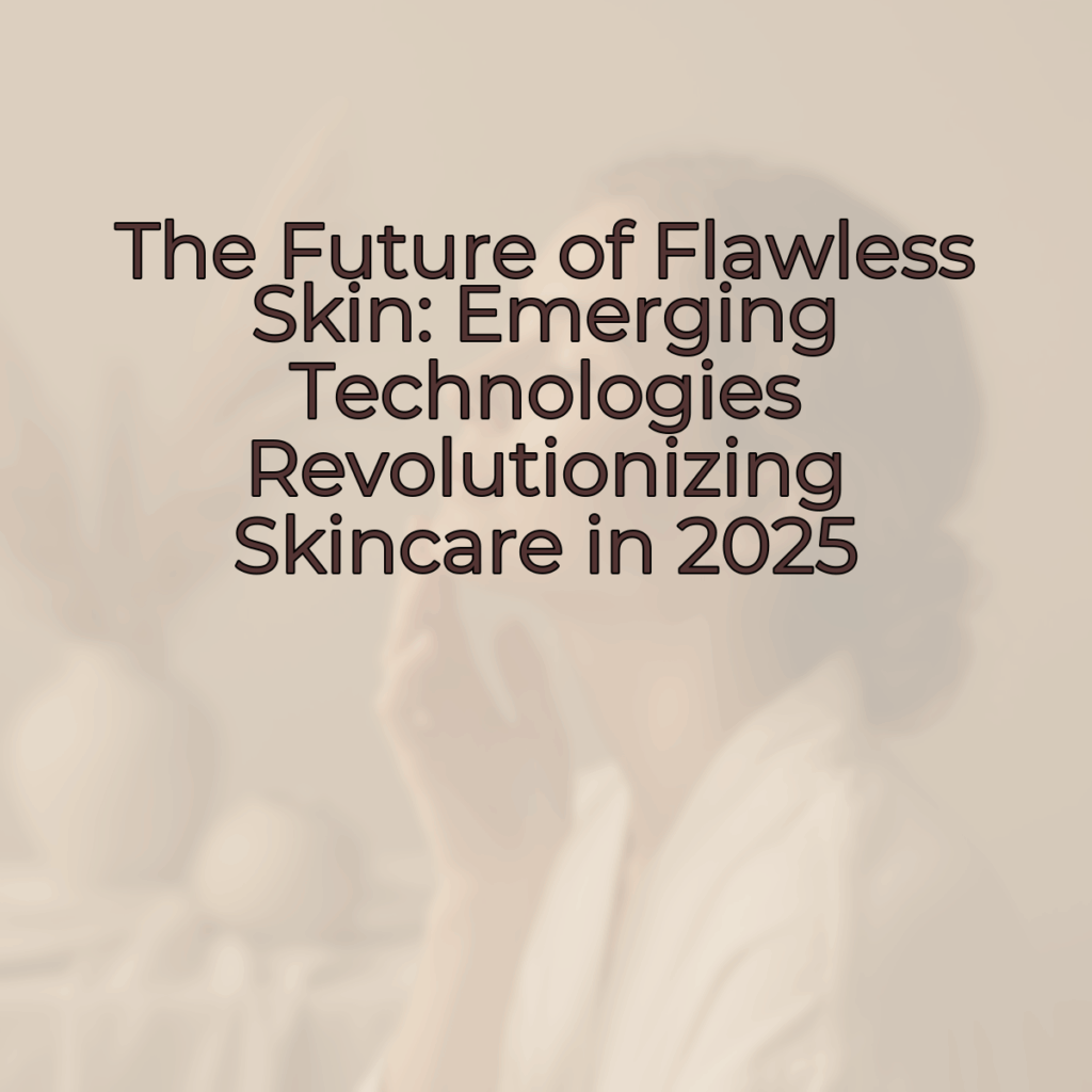 A serene female model with natural glowing skin, half-profile, in soft diffused light, on a warm, blurred background.