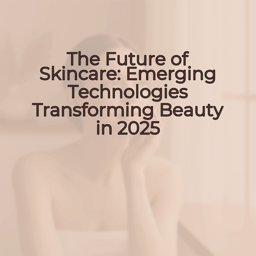 A professional skincare promotional background with a soft, warm natural aesthetic. A tasteful female model with a contemplative gaze and natural glowing skin is in a relaxed pose, gently touching her face. The lighting is soft and diffused, and the background is slightly blurred.