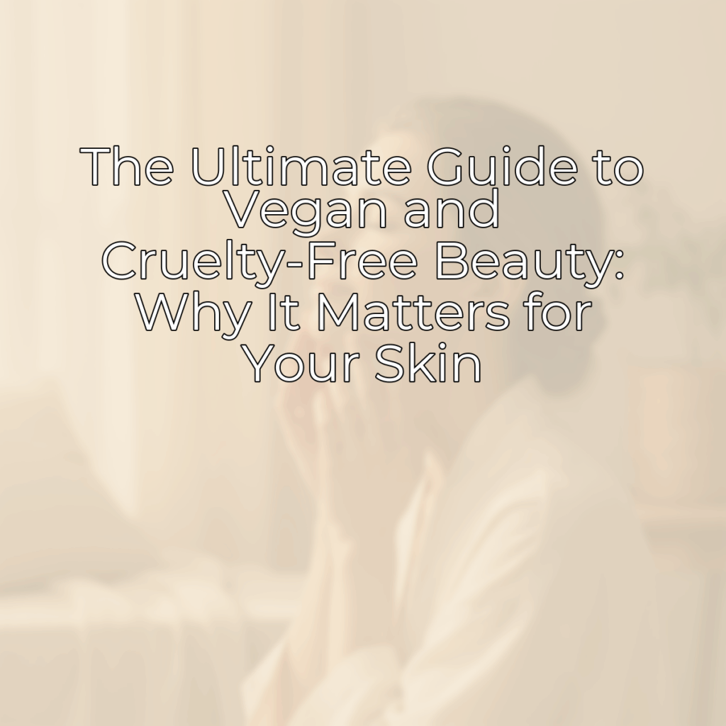 Featured image for The Ultimate Guide to Vegan and Cruelty-Free Beauty: Why It Matters for Your Skin