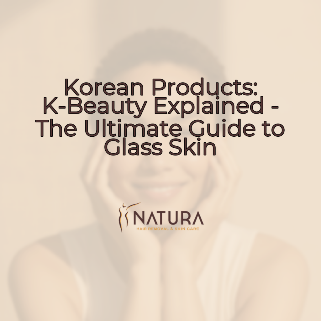 A woman with glowing skin, showcasing a relaxed and confident demeanor, in a soft, natural, and luxurious skincare setting.