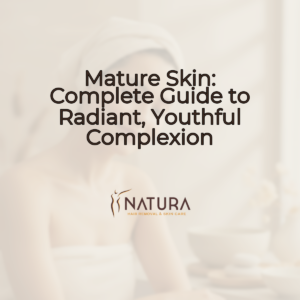 A palette evoking warmth and natural luxury, perfect for skincare branding.