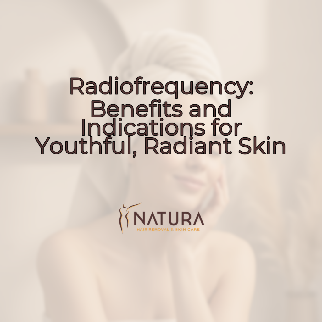 A woman with radiant skin in a spa setting, embodying youth and confidence. Promotes professional skincare and natural beauty.