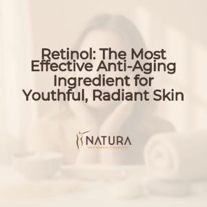 A woman with radiant skin in a relaxed pose, conveying natural beauty and trustworthiness.