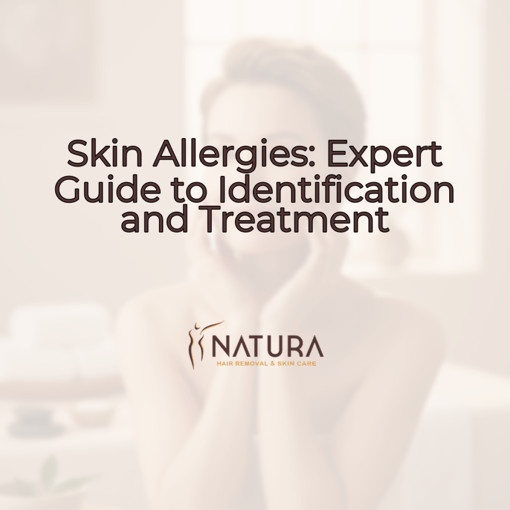 A tasteful female model with natural glowing skin, relaxed pose touching face, genuine confident smile. Soft diffused lighting. Luxury skin care, natural focus on skin.