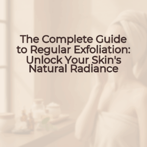 A woman with glowing skin in a soft, natural spa setting, evoking luxury and trust.