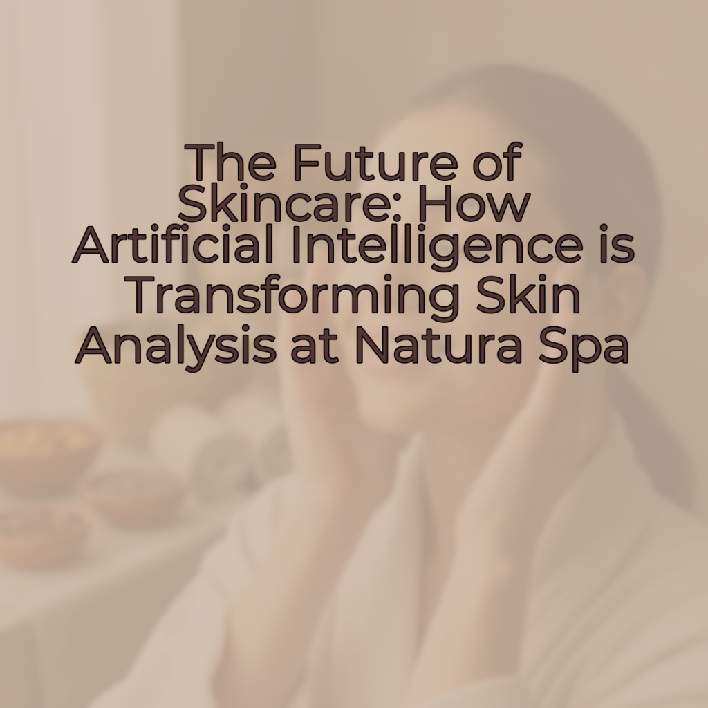 Soft, warm, natural aesthetic with a tasteful female model with glowing skin in a relaxed spa pose. The background is blurred.