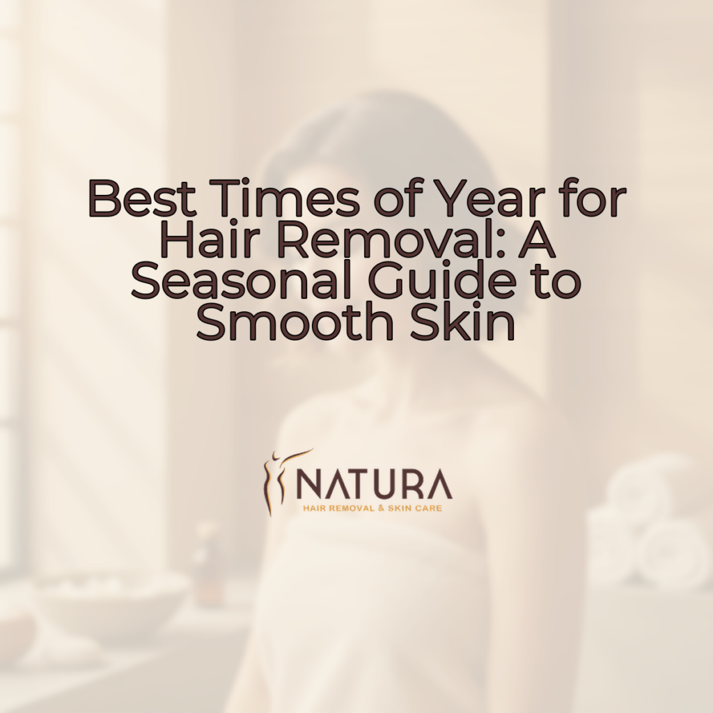 A professional skincare promotional background with a warm beige/cream/soft brown palette. A tastefully posed female model with natural glowing skin, towel-wrapped, in a spa setting. Soft diffused lighting and a slightly blurred background maintain a luxurious, natural, and trustworthy spa-like brand mood. No text or logos.