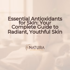 A woman with radiant skin in a spa setting, embodying natural beauty.