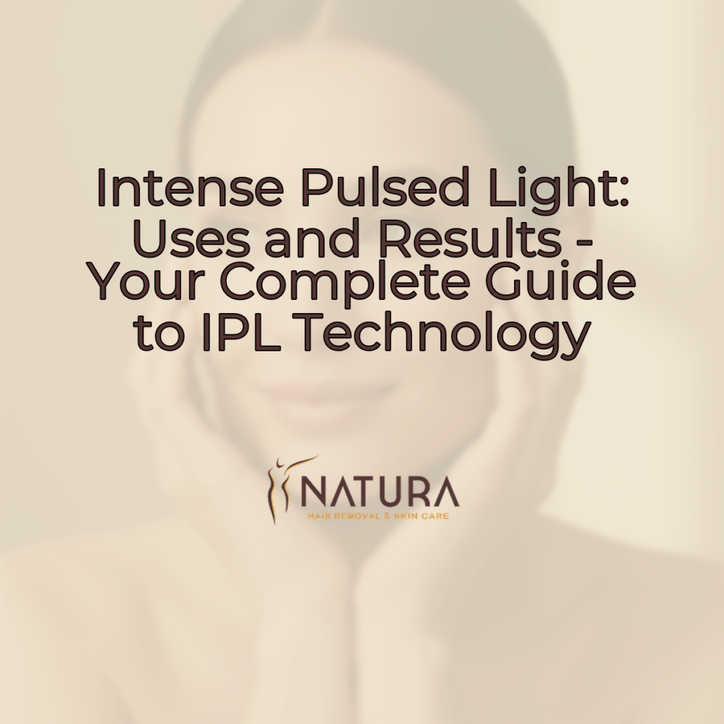 A professional skincare promotional background with a tasteful female model.