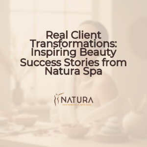 A serene and warm image capturing the essence of a luxurious spa experience. A female model with radiant, healthy skin is depicted in a relaxed pose, possibly with her eyes closed, hands gently touching her face, suggesting a moment of tranquility and self-care. The background is softly blurred, hinting at a natural, calming environment like a spa treatment room or a sunlit garden. The overall color palette is dominated by soft creams, warm beiges, and subtle browns, enhancing the natural and premium feel. The lighting is diffused and gentle, highlighting the glow of her skin without harsh shadows. The image aims to evoke feelings of peace, rejuvenation, and natural beauty, consistent with a high-end skincare brand.