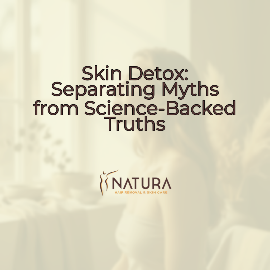 A serene half-profile of a woman with natural glowing skin, relaxed pose touching her face, and a genuine confident smile. The background is a soft, warm, natural beige/cream/soft brown, slightly blurred. This image evokes a luxurious, natural, trustworthy, and spa-like mood.