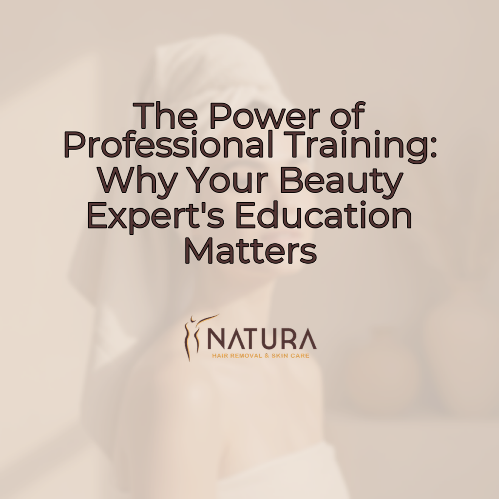 A woman's face, with natural glowing skin, against a warm, soft-focused background, indicating luxury and relaxation. She has a confident smile, looking directly at viewers.