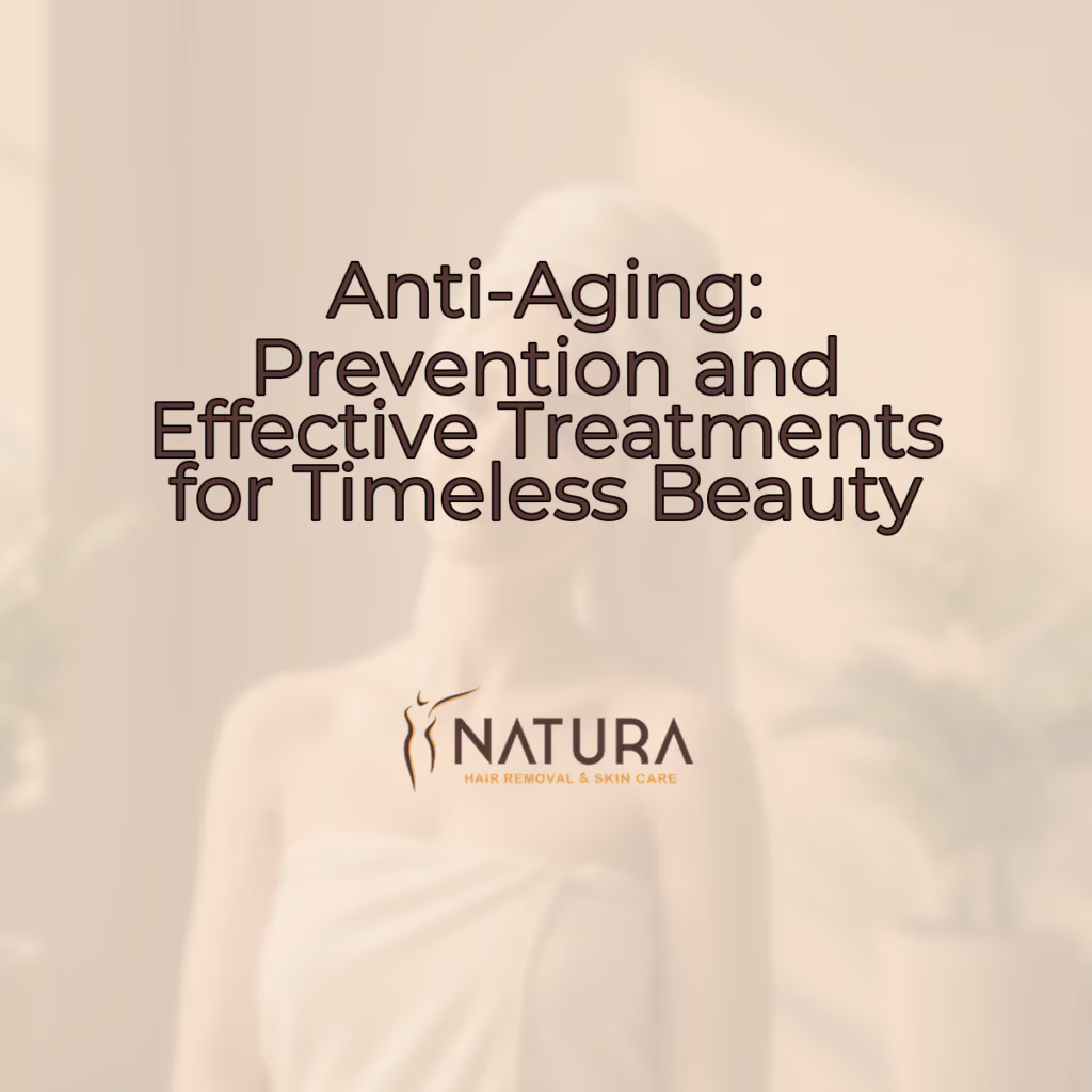 A serene female model with natural glowing skin in a spa setting, embodying timeless beauty.