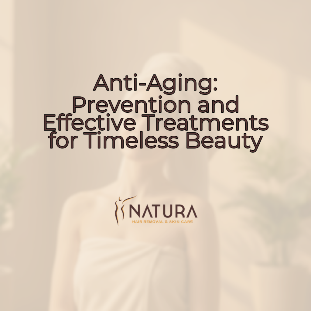 A serene female model with natural glowing skin in a spa setting, embodying timeless beauty.