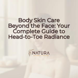 Soft, warm, and natural tones for a skincare brand. Creamy whites, muted browns, and a reddish-brown accent create a serene and luxurious feel.