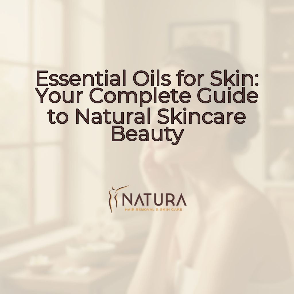 Soft warm natural aesthetic, premium photography quality, warm beige/cream/soft brown palette with tasteful female model, serene half-profile, soft light, natural glowing skin, relaxed pose, confident smile. Background slightly blurred.