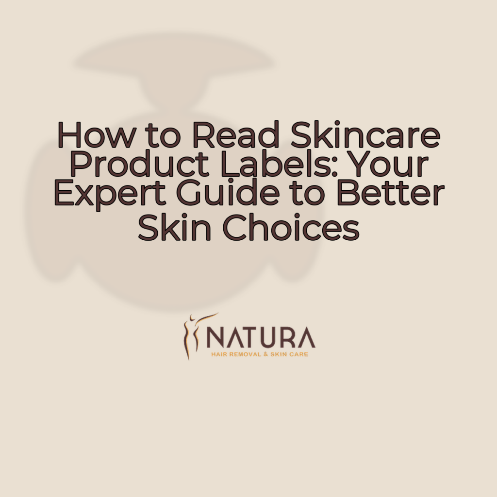 A woman gently touching her glowing skin, surrounded by a warm, natural skincare-inspired palette.