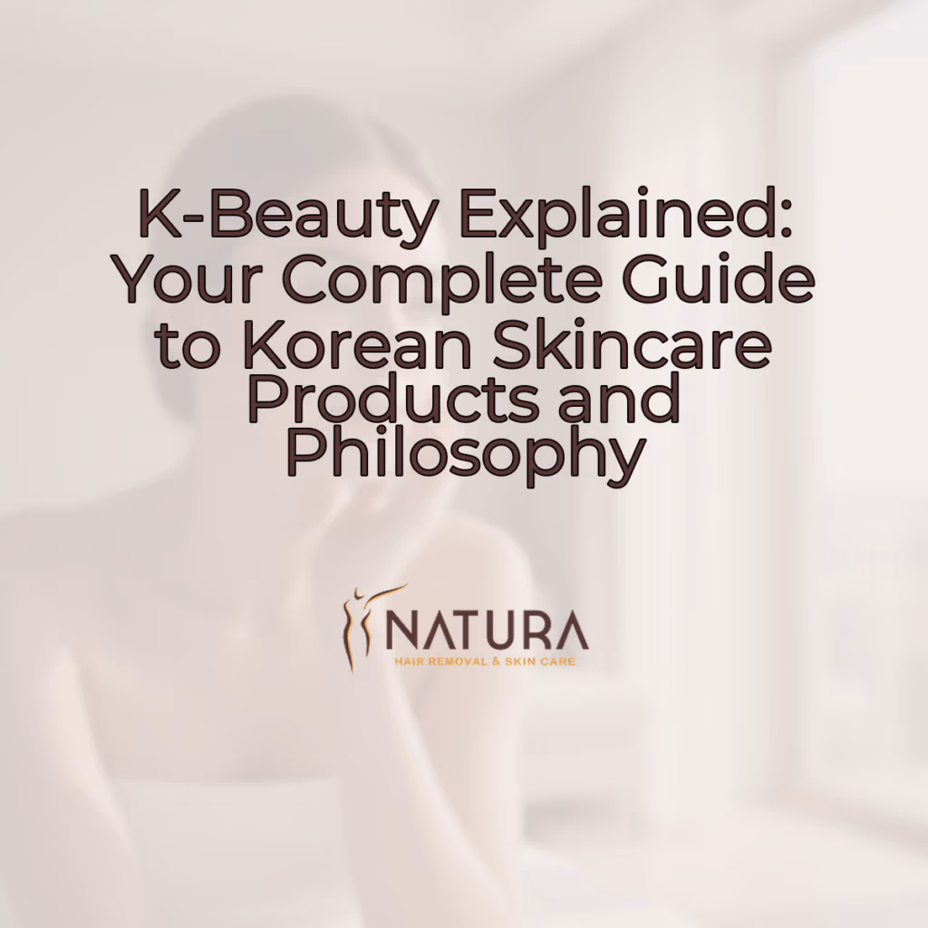 Warm, natural, and trustworthy K-Beauty palette for a luxurious, spa-like experience.
