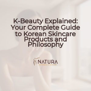 Warm, natural, and trustworthy K-Beauty palette for a luxurious, spa-like experience.