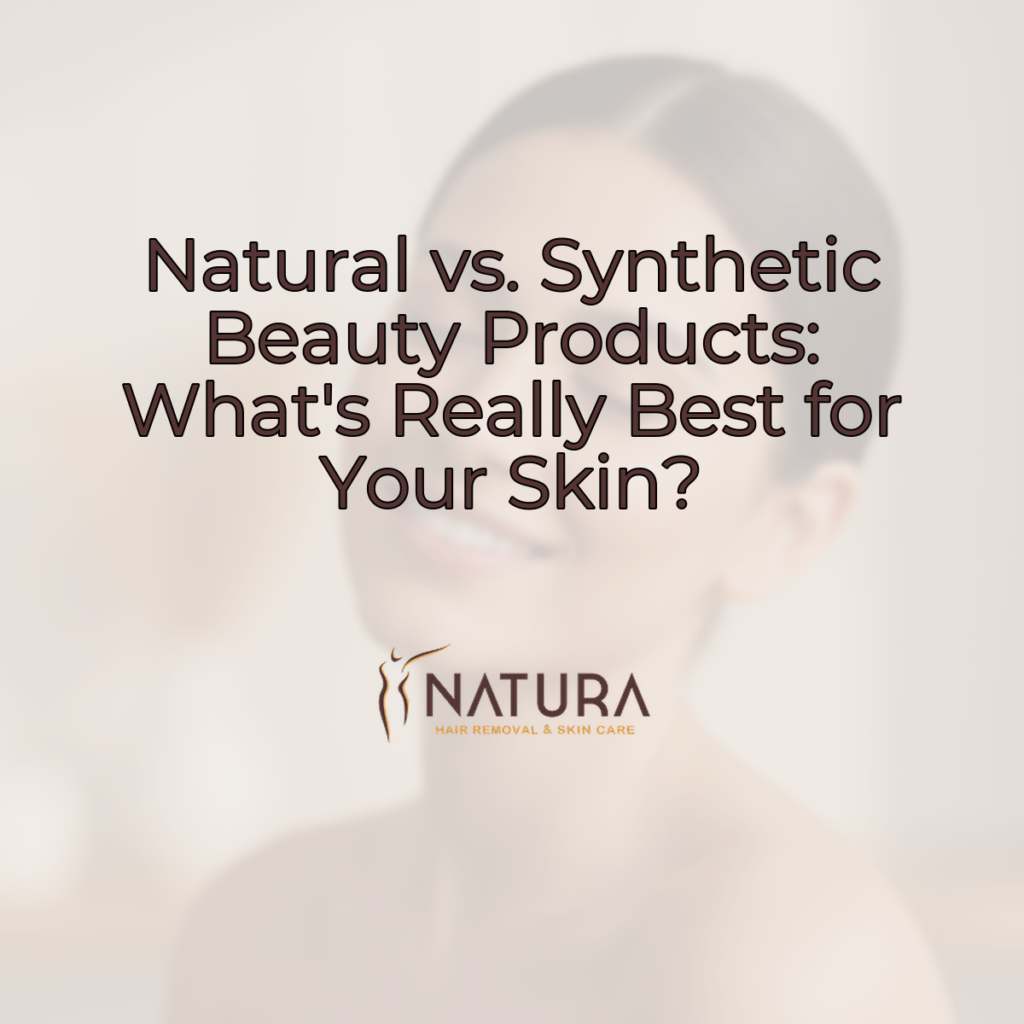 A woman's face with closed eyes, soft bokeh, and natural glowing skin on a warm beige background.