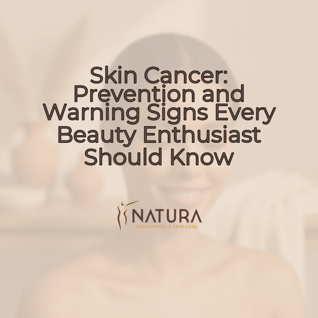A warm beige/cream/soft brown palette, reflecting a natural and luxurious skincare aesthetic.