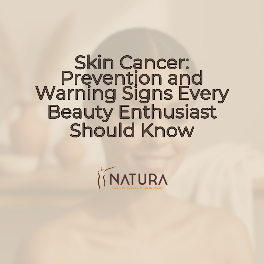 A warm beige/cream/soft brown palette, reflecting a natural and luxurious skincare aesthetic.