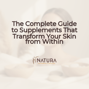 A tasteful female model with a contemplative gaze and natural makeup, showcasing natural glowing skin in a relaxed pose and genuine confident smile. Soft diffused lighting.