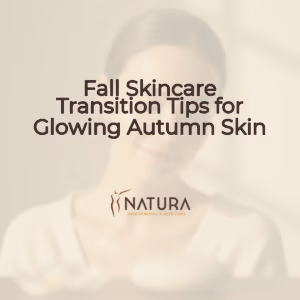 Soft beige, cream, and brown tones for a calming and natural skincare brand aesthetic.