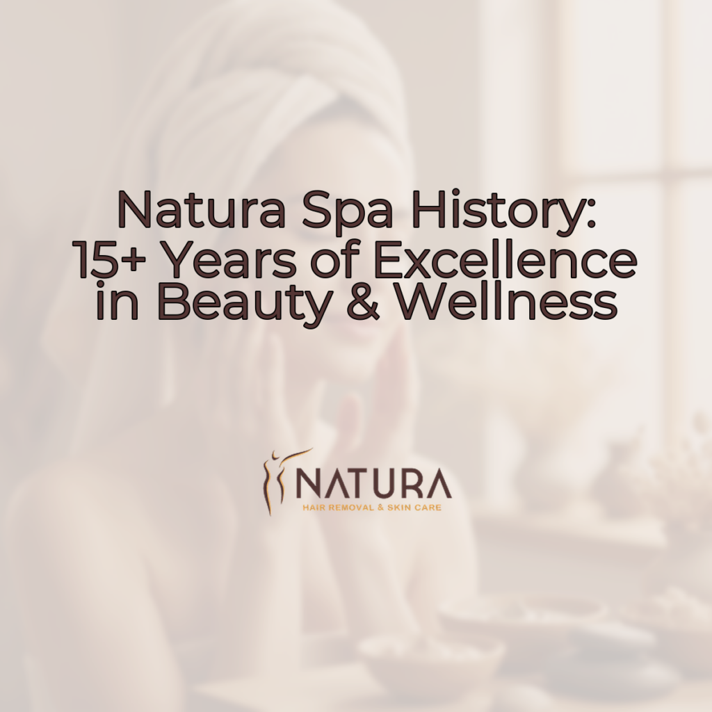 Warm, natural spa setting with a hint of earthy brown for a grounded feel.