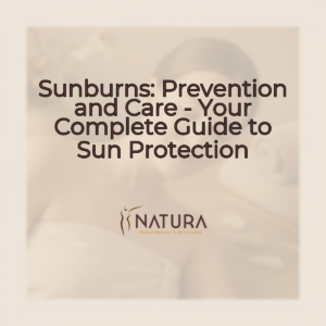 A woman with glowing skin, in a relaxed spa pose, touches her face with a genuine confident smile. Soft diffused lighting illuminates the scene. The blurred background features warm beige, cream, and soft brown tones, creating an atmosphere of luxury and natural wellness.