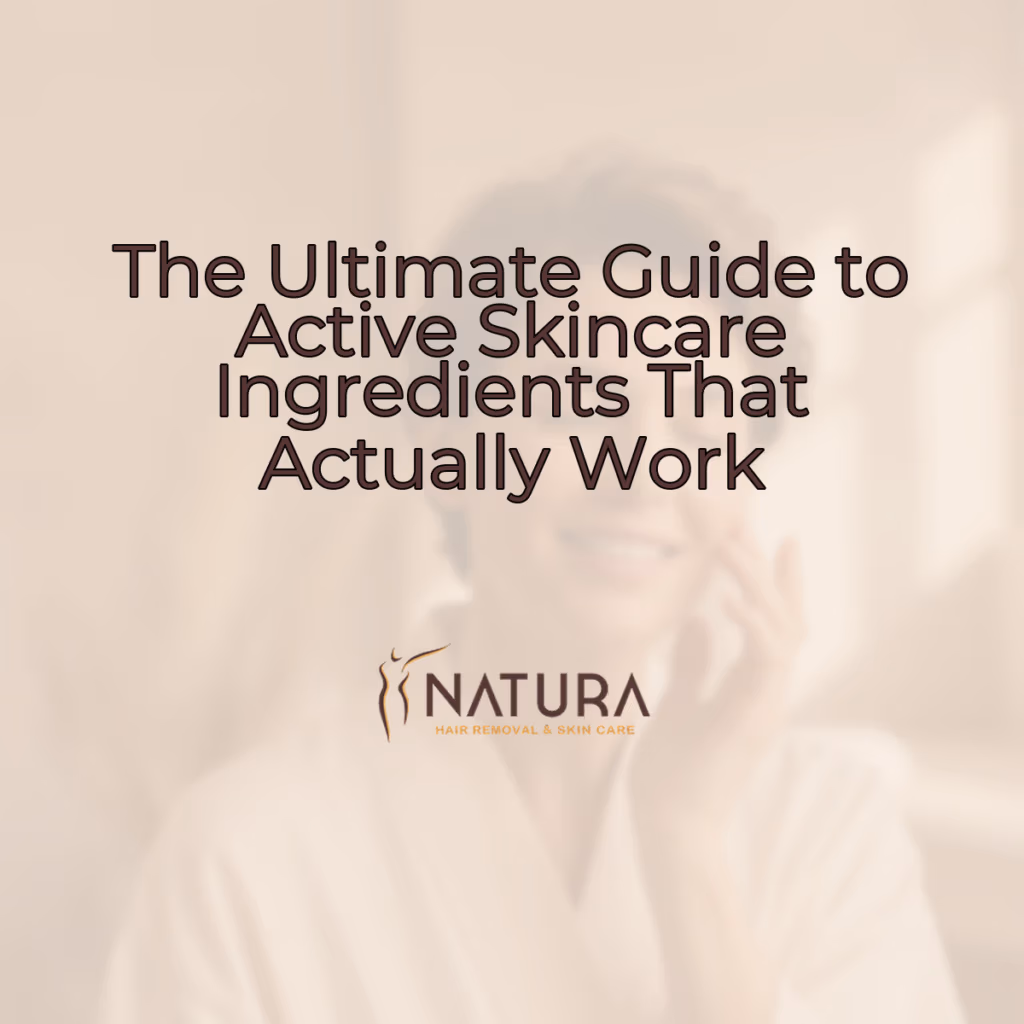 A luxurious feeling image in soft warm tones of beige, cream, and brown, with a woman applying skincare.
