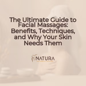 A woman with radiant skin in a spa setting, embodying a luxurious and natural aesthetic.
