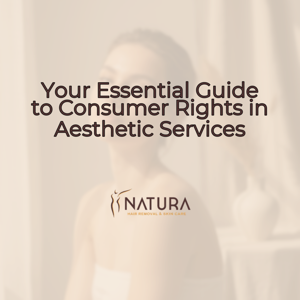 A woman with glowing skin, relaxed pose, and a genuine smile, touching her face. The background is a soft, blurred beige and cream.