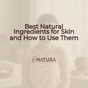 A serene, warm beige and soft brown palette ideal for a natural skincare brand, evoking a sense of luxury and calm.