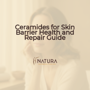 A serene female model with natural glowing skin, captured in soft, diffused lighting, embodying a luxurious and natural skincare brand image.