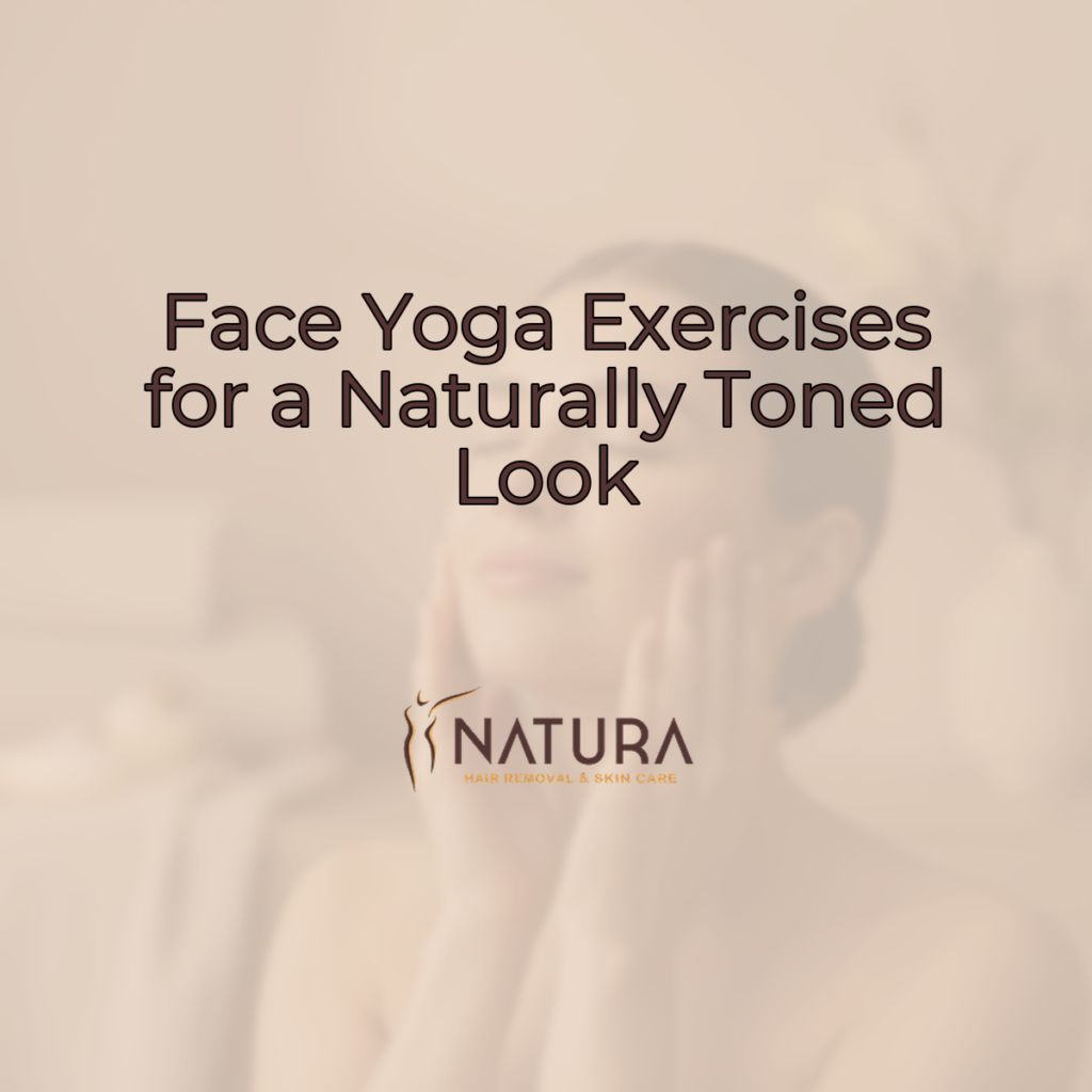 A serene background with soft warm tones. A woman with glowing skin gently touches her face, a confident smile playing on her lips, her eyes closed in relaxation. The lighting is diffused and natural, with a slightly blurred background.