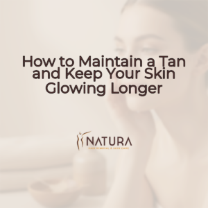 Warm beige, cream, and soft brown tones with a gentle, diffused glow for a spa-like feel.