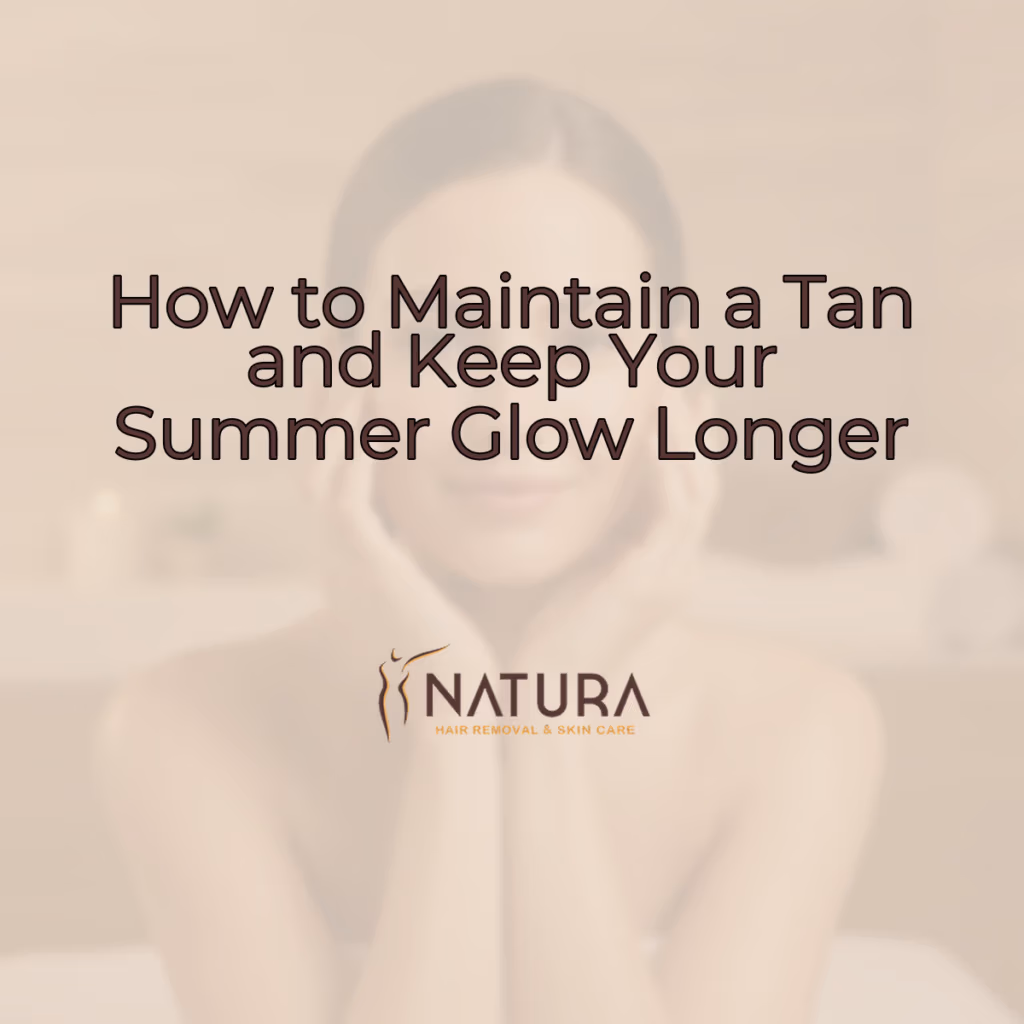 A woman with glowing skin, relaxed in a spa pose, touching her face with a genuine confident smile. Soft diffused lighting illuminates the scene, with a blurred natural background.