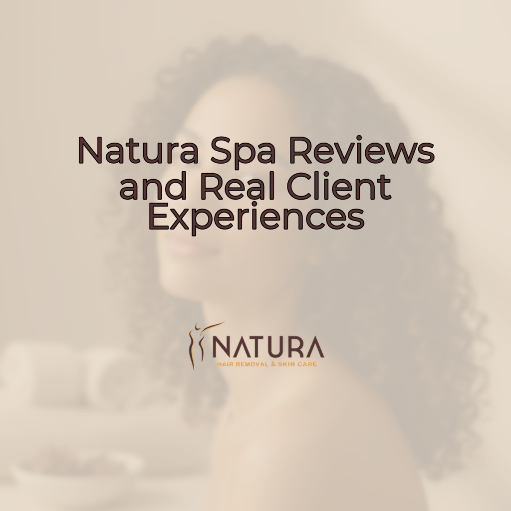 A woman with radiant skin smiling gently, her hand near her face, in a soft, diffused natural setting, evoking a luxurious and natural spa ambiance.