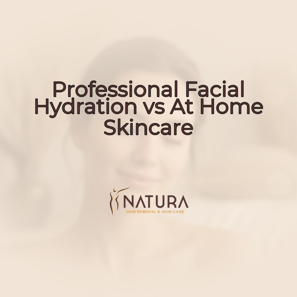 A serene female model with natural glowing skin, relaxed, eyes closed, touching her face, exuding a confident smile. The scene is bathed in soft diffused lighting with a blurred background, embodying a luxurious and spa-like natural aesthetic.