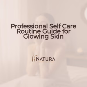 A serene, luxurious background with a soft, warm beige palette, perfect for a skincare brand. The image conveys a sense of natural beauty and relaxation.