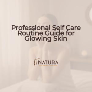 A serene, luxurious background with a soft, warm beige palette, perfect for a skincare brand. The image conveys a sense of natural beauty and relaxation.