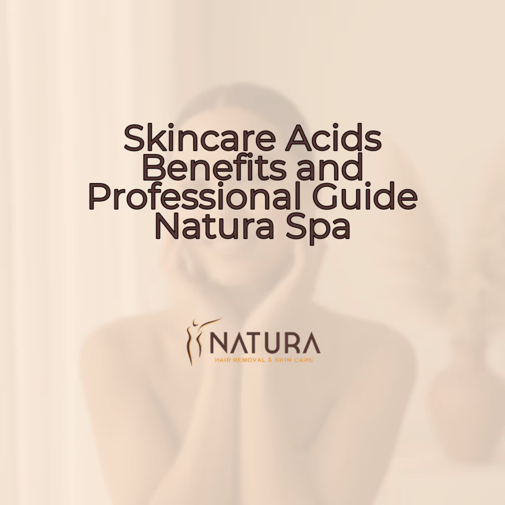 A soft, warm, natural background of a woman with glowing skin, ideal for a skincare brand. Textured with warm beige and brown tones.