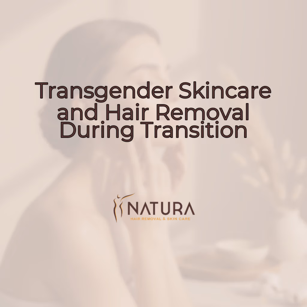 A palette for a skincare brand focusing on transgender transition, with a warm, natural, and luxurious feel.