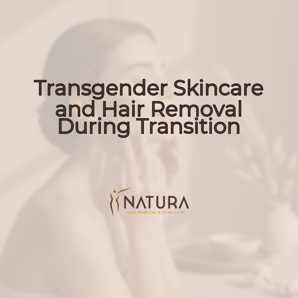 A palette for a skincare brand focusing on transgender transition, with a warm, natural, and luxurious feel.
