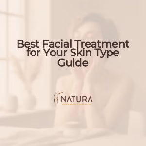 A serene, spa-like image with soft textures and tranquil ambiance, perfect for a skincare brand. The background shows hints of warm wood or stone, complemented by plush cream towels or natural botanical elements. The setting evokes a sense of calm and luxury, with ample space for text overlay.