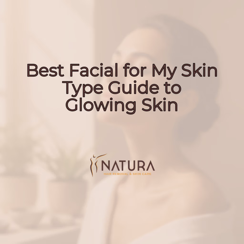 A professional skincare promotional background with a 1:1 aspect ratio, featuring a diverse female model with glowing skin and a confident smile, set against a blurred background.
