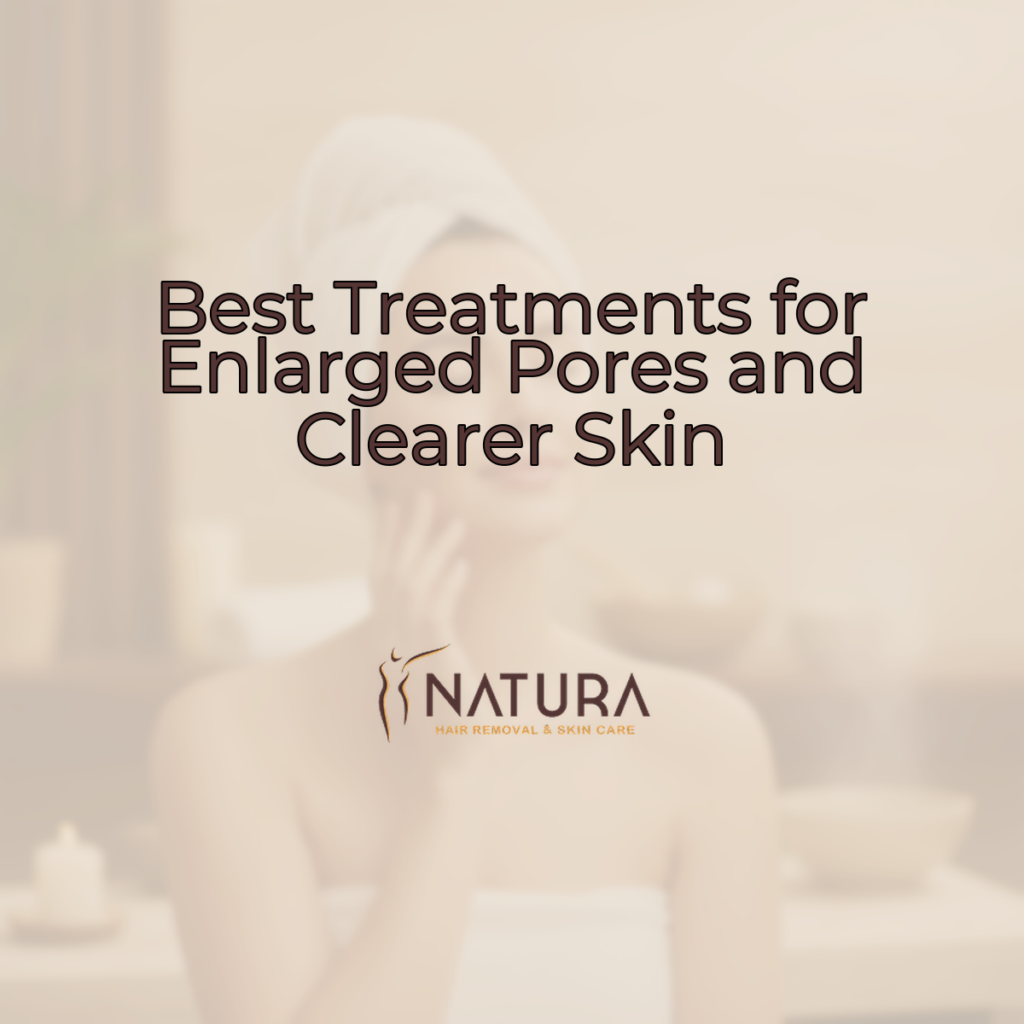 A woman in a towel wrap, in a spa setting, applying a skincare product. Her skin is glowing, and her expression is one of serene confidence.